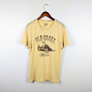 Lucky Brand Old Croak Whiskey Graphic Tee Medium
